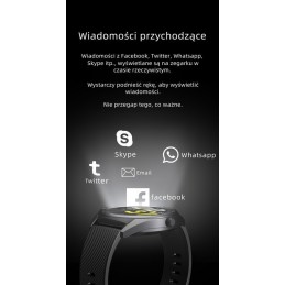 MEN'S SMARTWATCH G. Rossi SW011-1 black/black + extra PASSAGE (sg006a)SMARTWATCH Gino Rossi - black/black + dodatkowy PASEK (zg314a)