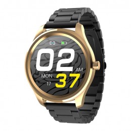 MEN'S SMARTWATCH G. Rossi SW012-4 gold/black + additional BRANSOLET (sg007d)SMARTWATCH Gino Rossi - gold/black + dodatkowa BRANSOLETA (zg315d)