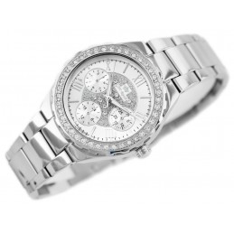 G. ROSSI WATCH - ALORE (zg646a) silver + BOXZEGAREK DAMSKI GINO ROSSI - ALORE (zg646a) silver + BOX