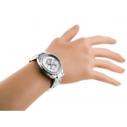 G. ROSSI WATCH - ALORE (zg646a) silver + BOXZEGAREK DAMSKI GINO ROSSI - ALORE (zg646a) silver + BOX