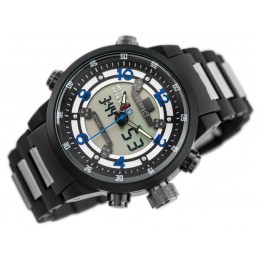 PERFECT A879 MEN'S WATCH - (zp224d) + BOXZEGAREK MĘSKI PERFECT A879 - DUAL TIME (zp224d)