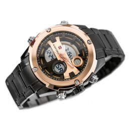 NAVIFORCE GLOCK MEN'S WATCH - (zn039d) - black/rosegoldZEGAREK MĘSKI NAVIFORCE GLOCK - (zn039d) - black/rosegold