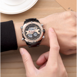 NAVIFORCE GLOCK MEN'S WATCH - (zn039d) - black/rosegoldZEGAREK MĘSKI NAVIFORCE GLOCK - (zn039d) - black/rosegold