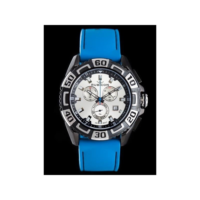 RUBICON RNFC95 MEN'S WATCH - CHRONOGRAPH (zr073a)  ZEGAREK MĘSKI RUBICON RNFC95 - CHRONOGRAF (zr073a)
