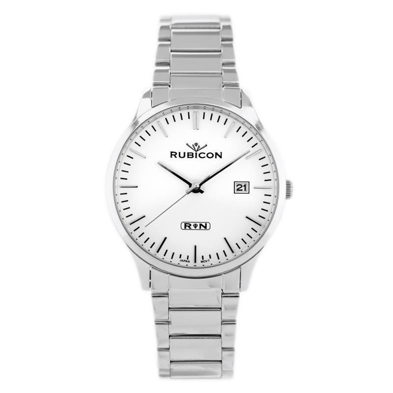 RUBICON RNDD60 MEN'S WATCH (zr078a) - steel  ZEGAREK MĘSKI RUBICON RNDD60 (zr078a) - stalowy