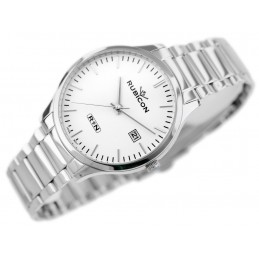 RUBICON RNDD60 MEN'S WATCH (zr078a) - steelZEGAREK MĘSKI RUBICON RNDD60 (zr078a) - stalowy