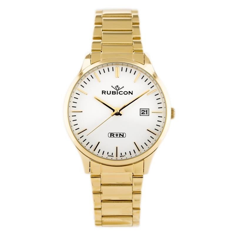RUBICON RNDD60 MEN'S WATCH (zr078c) - steel  ZEGAREK MĘSKI RUBICON RNDD60 (zr078c) - stalowy