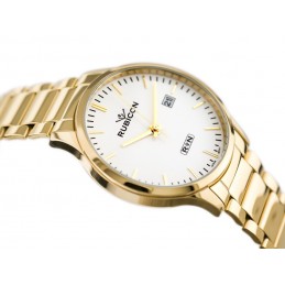RUBICON RNDD60 MEN'S WATCH (zr078c) - steelZEGAREK MĘSKI RUBICON RNDD60 (zr078c) - stalowy