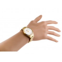 BISSET BSBE45 WOMEN'S WATCH - gold (zb551d)ZEGAREK DAMSKI BISSET BSBE45 - gold (zb551d)