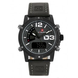 NAVIFORCE MEN'S WATCH - CYCLONE (zn036a) + BOXZEGAREK MĘSKI NAVIFORCE - CYCLONE - DUAL TIME (zn036a) + box