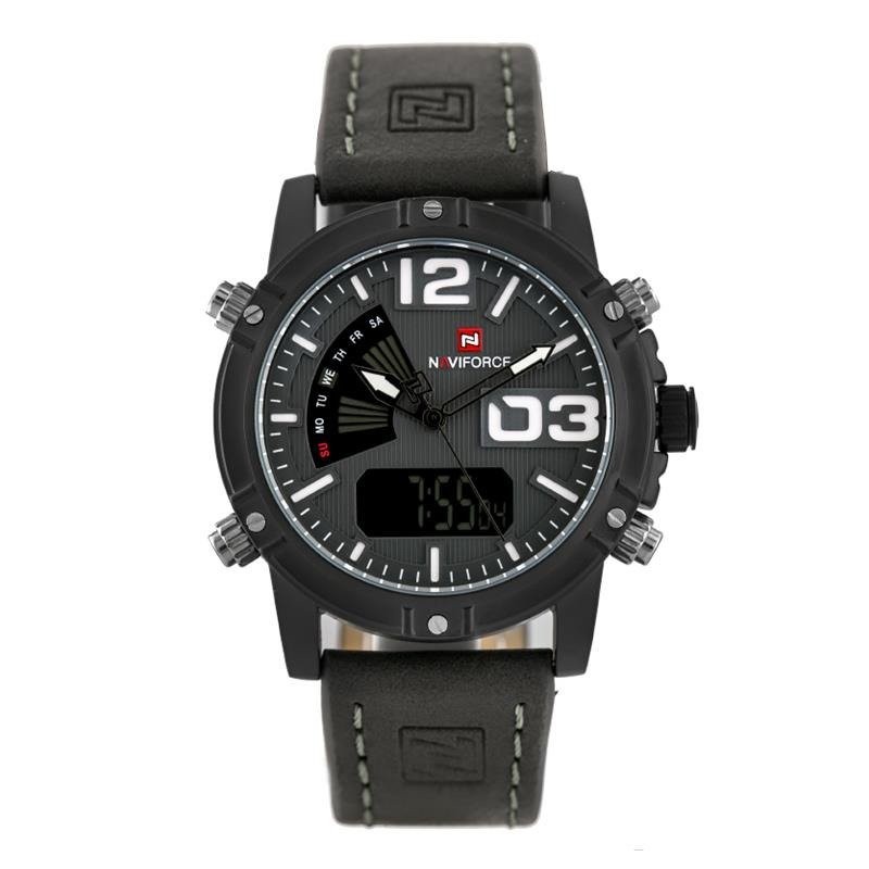 NAVIFORCE MEN'S WATCH - CYCLONE (zn036a) + BOX  ZEGAREK MĘSKI NAVIFORCE - CYCLONE - DUAL TIME (zn036a) + box