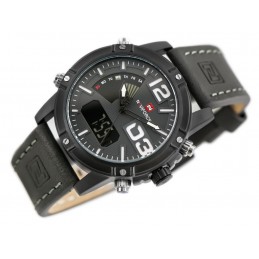 NAVIFORCE MEN'S WATCH - CYCLONE (zn036a) + BOXZEGAREK MĘSKI NAVIFORCE - CYCLONE - DUAL TIME (zn036a) + box