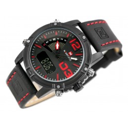 NAVIFORCE MEN'S WATCH - CYCLONE (zn036b) + BOXZEGAREK MĘSKI NAVIFORCE - CYCLONE - DUAL TIME (zn036b) + box