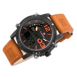 NAVIFORCE MEN'S WATCH - CYCLONE (zn036d) + BOXZEGAREK MĘSKI NAVIFORCE - CYCLONE - DUAL TIME (zn036d) + box