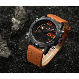 NAVIFORCE MEN'S WATCH - CYCLONE (zn036d) + BOXZEGAREK MĘSKI NAVIFORCE - CYCLONE - DUAL TIME (zn036d) + box