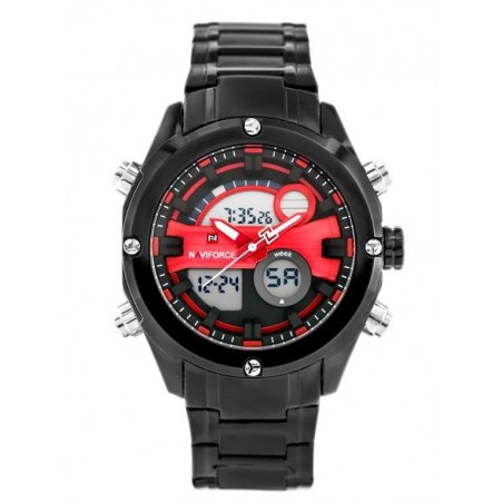 NAVIFORCE GLOCK MEN'S WATCH (zn039c) - black/red