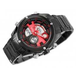 NAVIFORCE GLOCK MEN'S WATCH (zn039c) - black/redZEGAREK MĘSKI NAVIFORCE GLOCK (zn039c) - black/red
