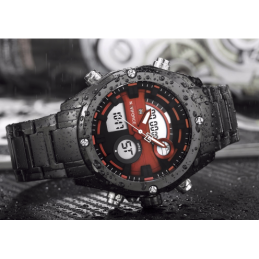 NAVIFORCE GLOCK MEN'S WATCH (zn039c) - black/redZEGAREK MĘSKI NAVIFORCE GLOCK (zn039c) - black/red
