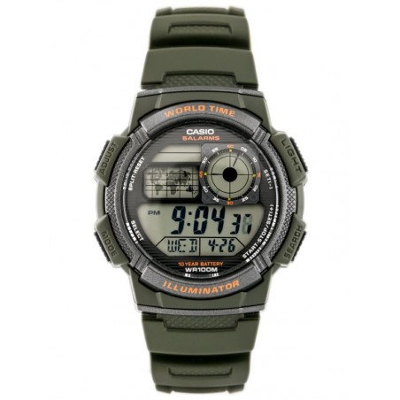 ZEGAREK MĘSKI CASIO AE-1000W 3AVDF (zd073b) - WORLD TIME + BOX