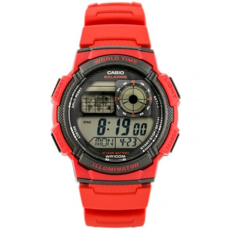 ZEGAREK MĘSKI CASIO AE-1000W 4AV (zd073c) - WORLD TIME + BOX