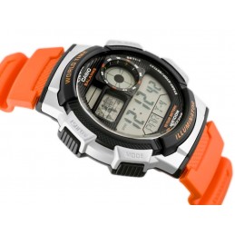 ZEGAREK MĘSKI CASIO AE-1000W 4BV (zd073d) - WORLD TIME + BOXZEGAREK MĘSKI CASIO AE-1000W 4BV (zd073d) - WORLD TIME