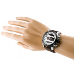 NAVIFORCE MEN'S WATCH - NF9097 (zn043a) - brown/silverZEGAREK MĘSKI NAVIFORCE - NF9097 (zn043a) - brown/silver