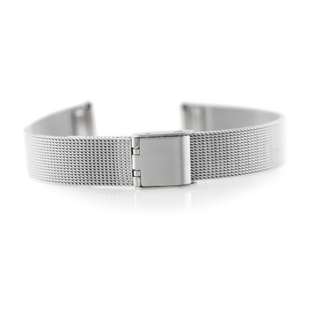 Bracelet 301S - HQ mesh - silver - 14mm