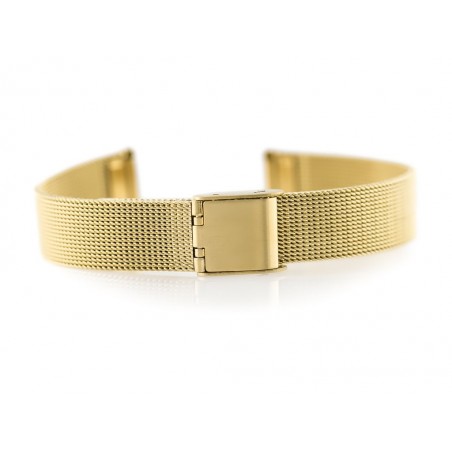 Bracelet 301G - HQ mesh - gold - 14mm