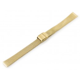 Bracelet 302G - HQ mesh - gold - 14mmBransoleta 302G - siatka HQ - złota - 14mm