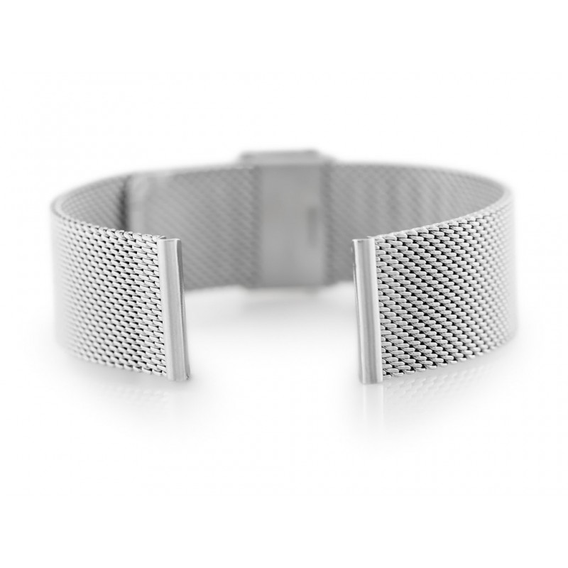 Bracelet 302S - HQ mesh - silver - 22mm  Bransoleta 302S - siatka HQ - srebrna - 22mm