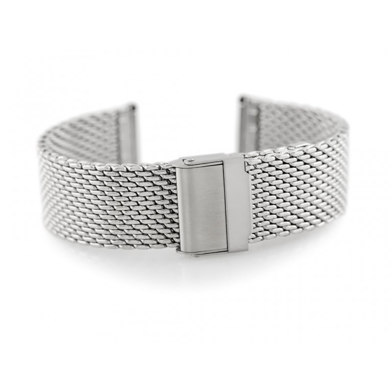 Bracelet 303S - HQ mesh - silver - 22mm  Bransoleta 303S - siatka HQ - srebrna - 22mm