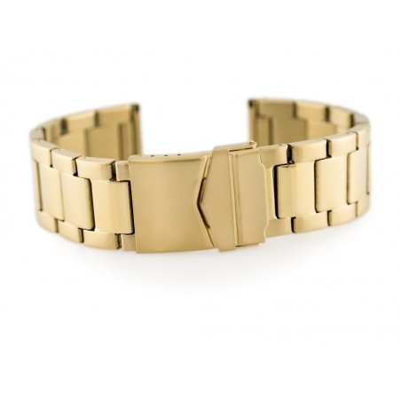 Bracelet 676G - HQ steel - gold - 22mm