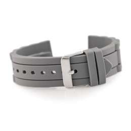 904T rubber watch strap - notched - 20mmPasek gumowy do zegarka 904T - karbowany - 20mm