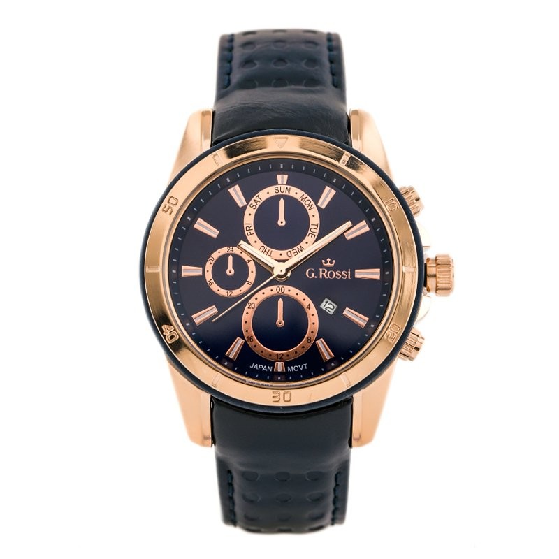 G. ROSSI WATCH - 5799A (zg204f) + BOX  ZEGAREK MĘSKI GINO ROSSI - 5799A (zg204f) + BOX