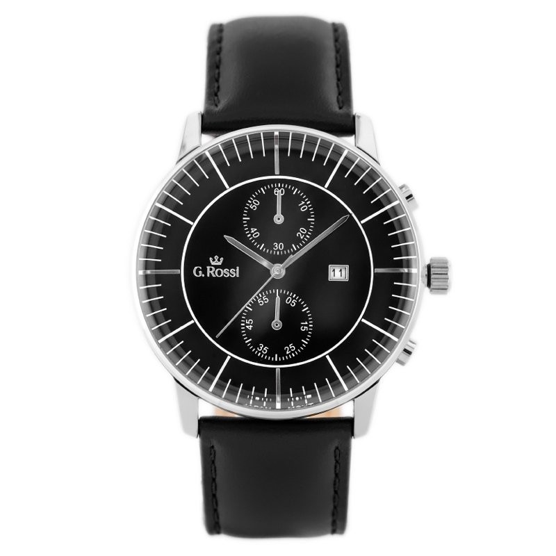 G. ROSSI WATCH - 6462A (zg206c) + BOX  ZEGAREK MĘSKI GINO ROSSI - 6462A (zg206c) + BOX