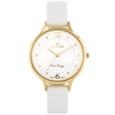 ZEGAREK DAMSKI G. ROSSI - 10411A-3C2 NA PASKU (zg714b) + BOX