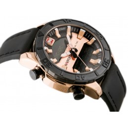 NAVIFORCE MEN'S WATCH - NF9114 (zn046d) - black/rosegoldZEGAREK MĘSKI NAVIFORCE - NF9114 (zn046d) - black/rosegold