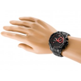 NAVIFORCE MEN'S WATCH - NF9120 (zn062c) - black/redZEGAREK MĘSKI NAVIFORCE - NF9120 (zn062c) - black/red