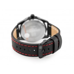 NAVIFORCE MEN'S WATCH - NF9124 (zn055e) + BOX - black/redZEGAREK MĘSKI NAVIFORCE - NF9124 (zn055e) + BOX - black/red