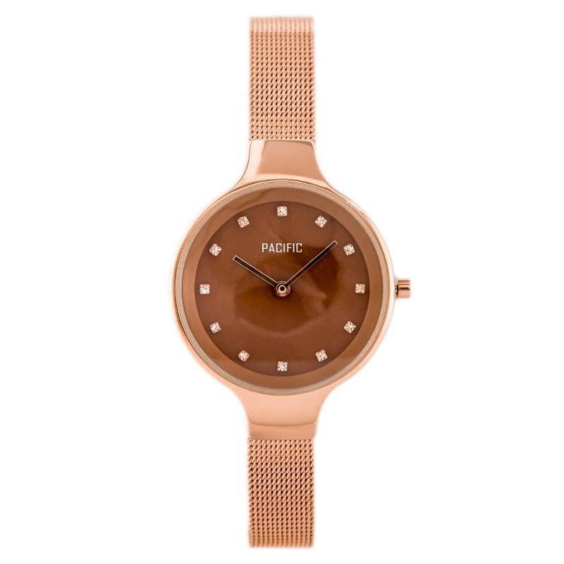 WOMEN'S WATCH PACIFIC 6009 (zy596d) - rosegold  ZEGAREK DAMSKI PACIFIC 6009 (zy596d) - rosegold