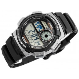 ZEGAREK MĘSKI CASIO AE-1000W 1BVDF (zd073g) - WORLD TIME + BOXZEGAREK MĘSKI CASIO AE-1000W 1BVDF (zd073g) - WORLD TIME
