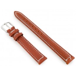 W71 leather watch strap - brown - 12mmPasek skórzany do zegarka W71 - brązowy - 12mm