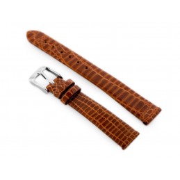 W57 leather watch strap - brown - 16mmPasek skórzany do zegarka W57 - brązowy - 16mm