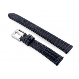 W57 leather watch strap - navy blue - 12mmPasek skórzany do zegarka W57 - granatowy - 12mm