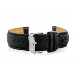 W05XL black leather watch strap - 22mmPasek skórzany do zegarka W05XL czarny - 22mm