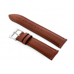 W89 brown leather watch strap - 20mmPasek skórzany do zegarka W89 brąz - 20mm