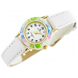 ZEGAREK DZIECIĘCY PERFECT LP165-6 - KOMUNIJNY - biały (zp808b)ZEGAREK DZIECIĘCY PERFECT - KOMUNIJNY - biały (zp808b)