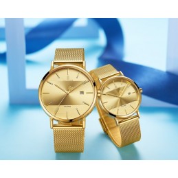 PRESENT SET OF 2 WATCHES (MEN'S AND WOMEN'S) NAVIFORCE - NF3008G+L (zn113c)KOMPLET DWÓCH ZEGARKÓW NAVIFORCE - NF3008G+L (zn113c)