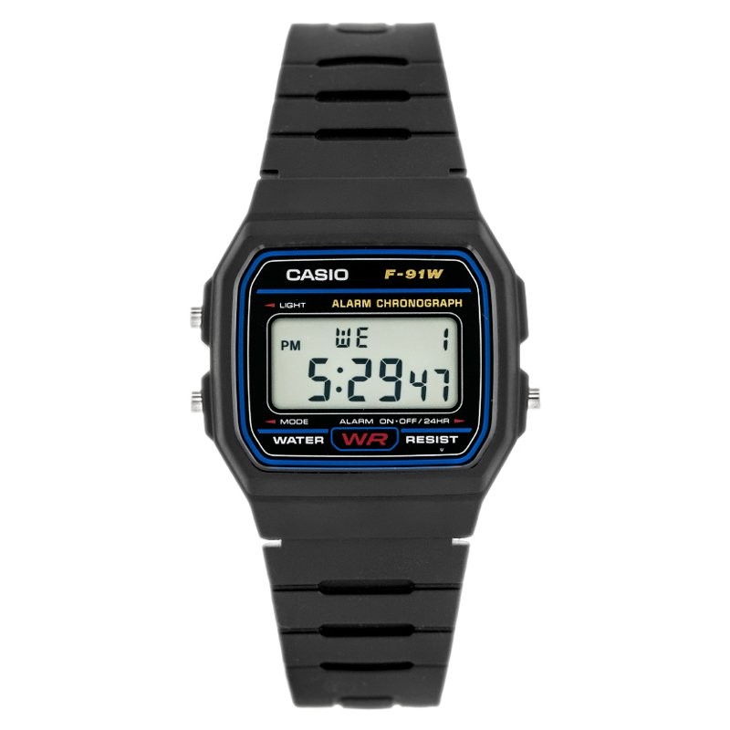 ZEGAREK MĘSKI CASIO F-91W-1YER (zd086a) - KLASYKA + BOX  ZEGAREK MĘSKI CASIO F-91W-1YER (zd086a) - KLASYKA