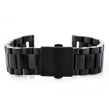 Pacific Model 1 solid bracelet - black 18mm